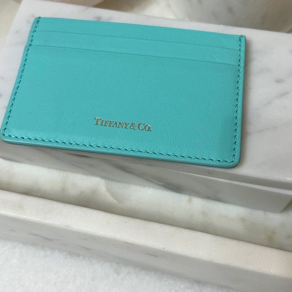 Tiffany & Co. Bags Tiffany Co Tiffany Blue Leather Card Case Poshmark